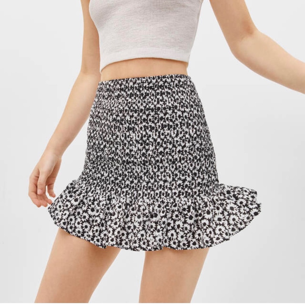 Bershka Floral Skirt